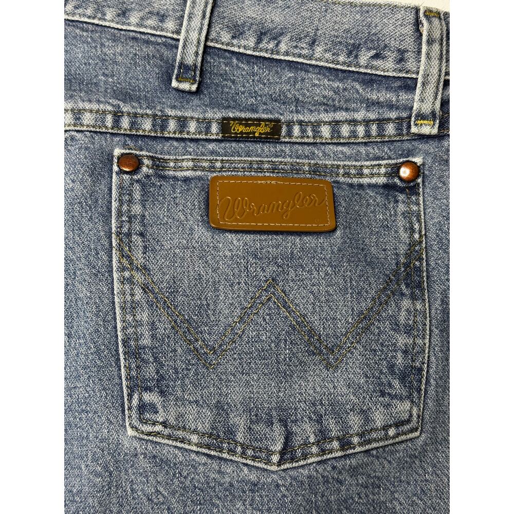 Wrangler 13MWZGK Men's Regular Fit Straight Leg Blue Jeans - Size 40x32* - Picture 5 of 6